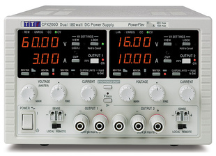 Aim-TTI CPX200D Bench/System DC Power Supply, PowerFlex Regulation, Smart Analog Controls Dual Output, 2 x 60V/10A 180W, No Interfaces