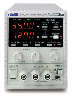 Aim-TTI CPX400SA Bench/System DC Power Supply, PowerFlex Regulation, Smart Analog Controls Single Output, 60V/20A 420W, Isolated Analogue Interface