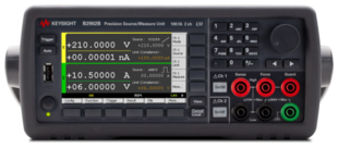 Keysight B2902B Precision Source/Measure Unit, 2ch, 100fA resolution, 210V, 3A DC/10.5A pulse