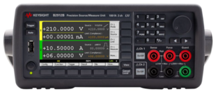 Keysight B2912B Precision Source/Measure Unit, 2ch, 10fA resolution, 210V, 3A DC/10.5A pulse