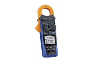 Hioki CM4371-50 AC/DC Clamp Meter, 20/600 A, true RMS, CAT III 1000V, CAT IV 600V, IP54, V, A, Ohm, Hz, C, inrush current, Max/Min/Avg/Peak, and more

