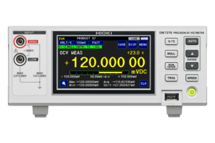 Hioki DM7276-01 Precision DC Voltmeter, DC V only, measure DC Voltage and temperature simultaneously