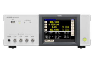 Hioki IM3536 LCR meter, |Z|, L, C, R Testing, testing source frequency: DC, or 4 Hz to 8 MHz