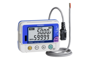 Hioki LR5042 Pocket-sized Voltage Logger, 1ch DC Voltage, +/-5V, +/-0.5%rdg. +/-5dgt., 15 recording intervals starting from 1s, 60000 data × 1ch memory, battery operation, IP54