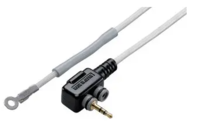 Hioki LR9611 Temperature sensor, for LR5011, Lug type, 1 m cable length, outer diameter: 7 mm, Inner diameter: 3.2 mm, -30 to 180 ˚C, response time : 45 sec