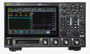 Rigol DHO924S oscilloscope 250MHz, 1.25GSa/s, 4 channels, 16 digital channels, including signal source